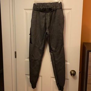 Boys black joggers